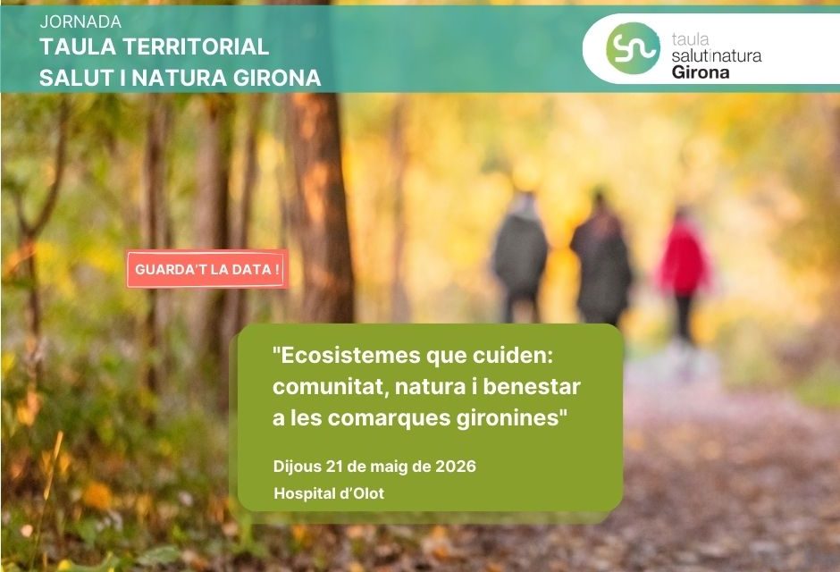 Cartell Jornada Taula Salut i Natura Girona 21 maig 2026 a Olot
