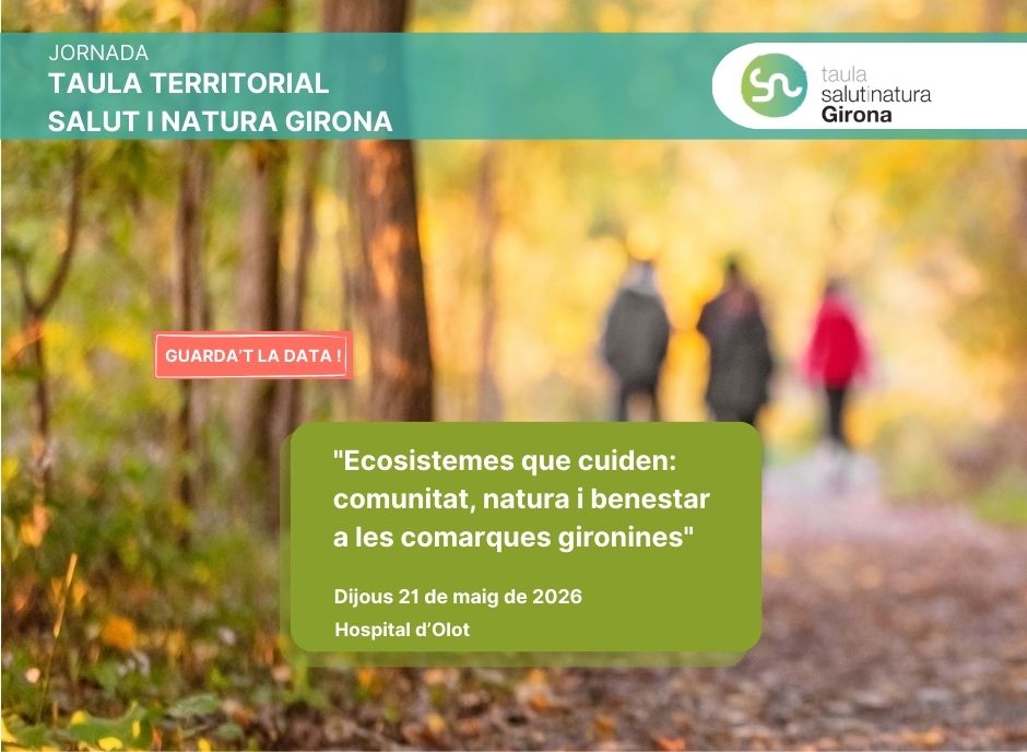 Cartell Jornada Taula Salut i Natura Girona 21 maig 2026 a Olot